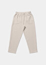 thumb-Afficher les détails de Pantalon De Survêtement Ecru Regular Fit Femme