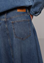 thumb-Afficher les détails de Jupe  Regular Fit Droit Jean Maxi Femme