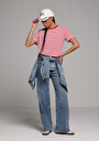 thumb-Afficher les détails de 970 Berry Pantalon  Wide Leg High Rise En Jean Regular Fit Femme