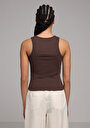 thumb-Afficher les détails de Athlète Marron Slim Fit Femme