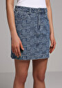 thumb-Afficher les détails de Jupe  Slim Fit Jakarli Jacquard Mini Femme