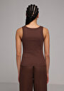 thumb-Afficher les détails de Athlète Marron Slim Fit Femme