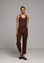 thumb-Afficher les détails de Athlète Marron Slim Fit Femme
