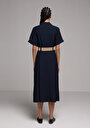 thumb-Afficher les détails de Robe Marine Regular Fit    Femme