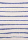 thumb-Afficher les détails de T-shirt À Manches Courtes Bleu Regular Fit Rayé Femme