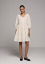 thumb-Afficher les détails de Robe Beige Regular Fit    Femme