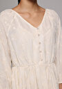 thumb-Afficher les détails de Robe Beige Regular Fit    Femme