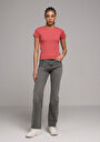 thumb-Afficher les détails de 792 Mila Pantalon    En Jean Regular Fit Femme