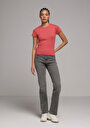 thumb-Afficher les détails de 792 Mila Pantalon    En Jean Regular Fit Femme
