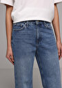 thumb-Afficher les détails de 970 Berry Pantalon    En Jean Regular Fit Femme