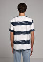 thumb-Afficher les détails de T-shirt À Manches Courtes Marine Comfort Fit Rayé Homme
