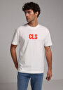 thumb-Afficher les détails de T-shirt À Manches Courtes Blanc Comfort Fit Droit Homme