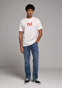 thumb-Afficher les détails de T-shirt À Manches Courtes Blanc Comfort Fit Droit Homme