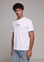thumb-Afficher les détails de T-shirt À Manches Courtes Blanc Regular Fit Droit Homme