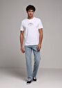thumb-Afficher les détails de T-shirt À Manches Courtes Blanc Regular Fit Droit Homme