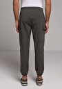 thumb-Afficher les détails de Pantalon Kaki Lastikli Medium Rise En Nylon Slim Fit Homme