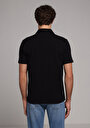 thumb-Afficher les détails de T-shirt Polo À Manches Courtes Noir Droit Regular Fit Homme