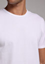 thumb-Afficher les détails de T-shirt À Manches Courtes Blanc Regular Fit Droit Homme