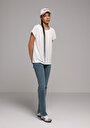 thumb-Afficher les détails de T-shirt À Manches Courtes Blanc Regular Fit Droit Femme
