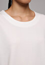 thumb-Afficher les détails de T-shirt À Manches Courtes Blanc Regular Fit Droit Femme