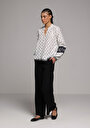 thumb-Afficher les détails de Chemisier À Manches Longues Blanc Fashion Fit Femme