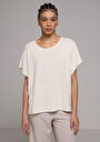 thumb-Afficher les détails de Tricoter Ecru Relaxed Fit  Femme