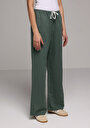 thumb-Afficher les détails de Pantalon  Wide Leg High Rise En Uni Regular Fit Femme