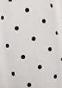 thumb-Afficher les détails de Chemise À Manches Longues Ecru Regular Fit Pois Sergé Femme