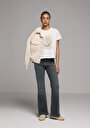 thumb-Afficher les détails de 791 Monica Pantalon  Bootcut Medium Rise En Jean Regular Fit Femme