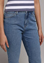 thumb-Afficher les détails de 792 Mila Pantalon    En Jean Regular Fit Femme