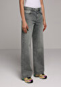 thumb-Afficher les détails de 970 Berry Pantalon    En Jean Regular Fit Femme