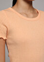 thumb-Afficher les détails de T-shirt À Manches Courtes  Slim Fit Droit Femme