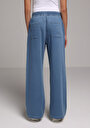 thumb-Afficher les détails de 970 Berry Pantalon    En Jean Regular Fit Femme