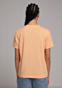 thumb-Afficher les détails de T-shirt À Manches Courtes Saumon Regular Fit Droit Femme