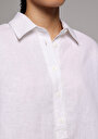 thumb-Afficher les détails de Chemise À Manches Longues Blanc Fashion Fit Droit Uni Femme