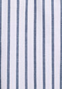 thumb-Afficher les détails de Chemise À Manches Longues Bleu Regular Fit Rayé Sergé Homme