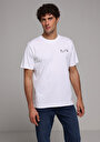 thumb-Afficher les détails de T-shirt À Manches Courtes Blanc Comfort Fit Droit Homme