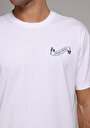 thumb-Afficher les détails de T-shirt À Manches Courtes Blanc Comfort Fit Droit Homme