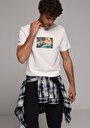 thumb-Afficher les détails de T-shirt À Manches Courtes Blanc Regular Fit Droit Homme
