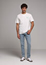thumb-Afficher les détails de T-shirt À Manches Courtes Blanc Comfort Fit Droit Homme