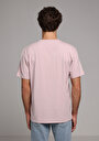 thumb-Afficher les détails de T-shirt À Manches Courtes Rose Comfort Fit Droit Homme