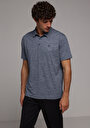 thumb-Afficher les détails de T-shirt Polo À Manches Courtes Marine Droit Comfort Fit Homme