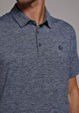 thumb-Afficher les détails de T-shirt Polo À Manches Courtes Marine Droit Comfort Fit Homme