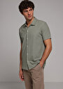 thumb-Afficher les détails de T-shirt Polo À Manches Courtes Vert Droit Regular Fit Homme