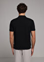thumb-Afficher les détails de T-shirt Polo À Manches Courtes Noir Droit Regular Fit Homme