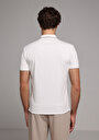 thumb-Afficher les détails de T-shirt Polo À Manches Courtes Blanc Droit Slim Fit Homme