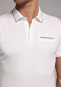 thumb-Afficher les détails de T-shirt Polo À Manches Courtes Blanc Droit Slim Fit Homme