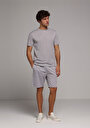 thumb-Afficher les détails de Short Gris Regular Fit Homme
