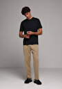 thumb-Afficher les détails de T-shirt À Manches Courtes Noir Regular Fit Droit Homme