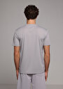 thumb-Afficher les détails de T-shirt À Manches Courtes Gris Regular Fit Droit Homme